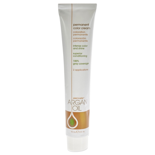 Crème de coloration permanente à l'huile d'argan - 8S Light Sand Blonde par One n Only pour unisexe - 3 oz de couleur de cheveux