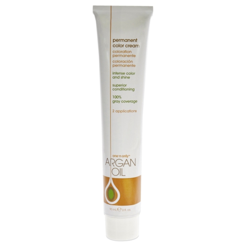 Crème de coloration permanente à l'huile d'argan - 6S Blond sable foncé par One n Only pour unisexe - 3 oz de couleur de cheveux
