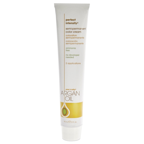 Crème de couleur semi-permanente à l'huile d'argan Perfect Intensity - Pastel Aqua par One n Only pour unisexe - 3 oz de couleur de cheveux