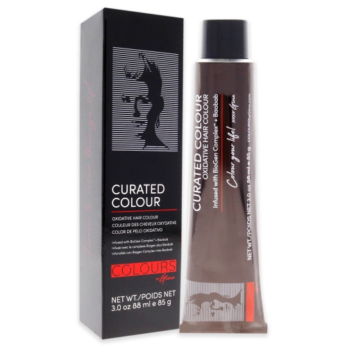 Curated Color - 6.35-6GM Acajou Doré Foncé par Colors By Gina pour Unisexe - 3 oz Hair Color