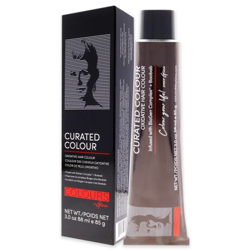 Curated Color - 6.35-6GM Acajou Doré Foncé par Colors By Gina pour Unisexe - 3 oz Hair Color