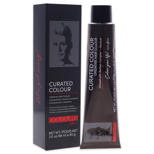 Curated Color - 7.6-7R Blond Rougeâtre par Colors By Gina pour Unisexe - 3 oz Coloration de Cheveux