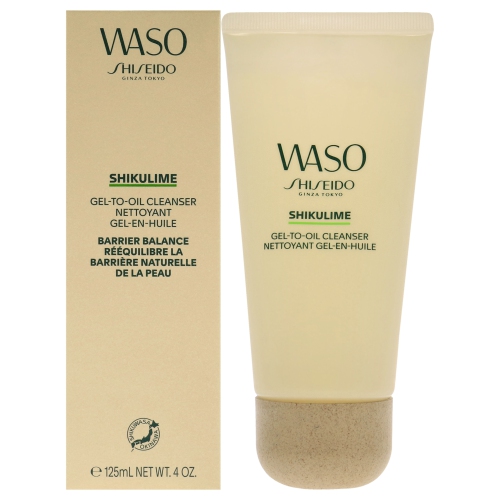 SHISEIDO  Waso Shikulime Gel to Oil Cleanser By for Women - 4 OZ Cleanser