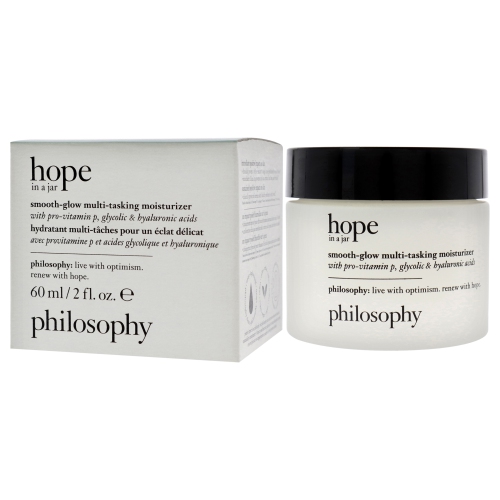 Hope In a Jar Smooth-Glow Multi-Tasking Moisturizer by Philosophy for Unisex - 2 oz Moisturizer