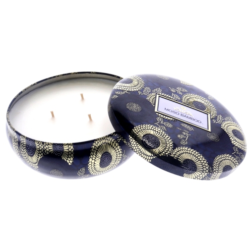3 Wick Decorative Tin Candle - Moso Bamboo 340g/12oz