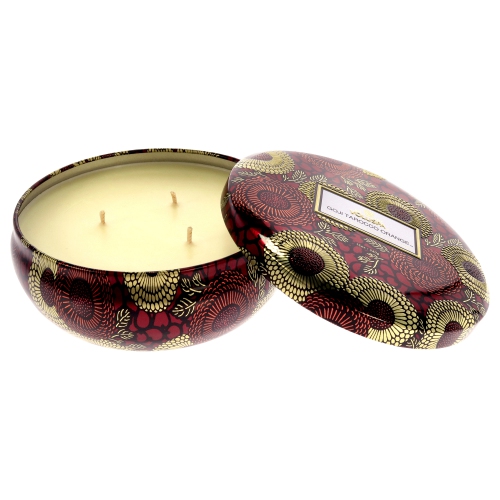 3 Wick Tin Candle - Goji Tarocco Orange by Voluspa for Unisex - 12 oz Candle