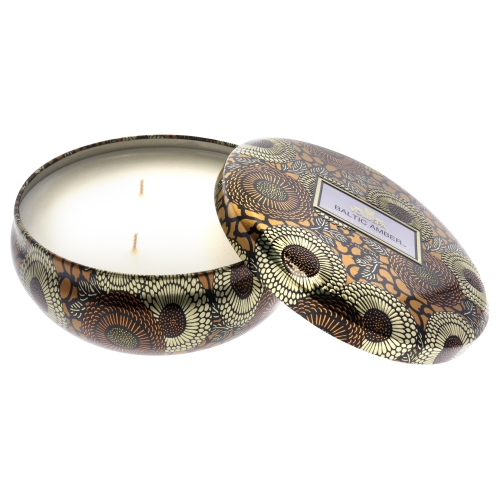 3 Wick Tin Candle - Baltic Amber by Voluspa for Unisex - 12 oz Candle