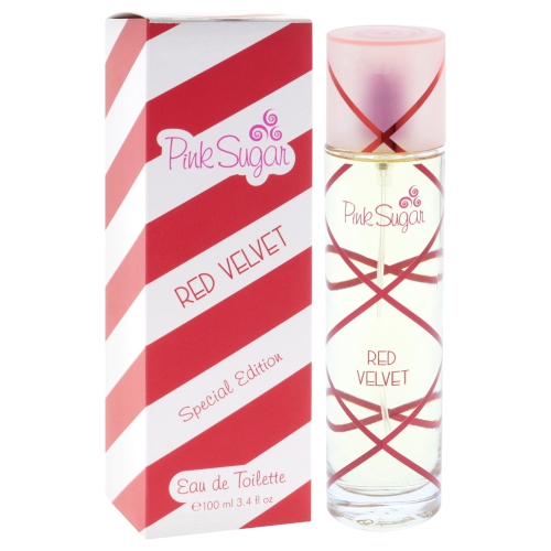 Pink Sugar Red Velvet by Aquolina for Women - 3.4 oz EDT Spray