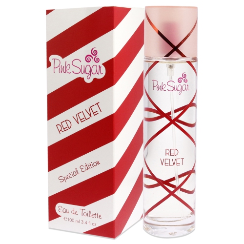 Pink Sugar Red Velvet by Aquolina for Women - 3.4 oz EDT Spray