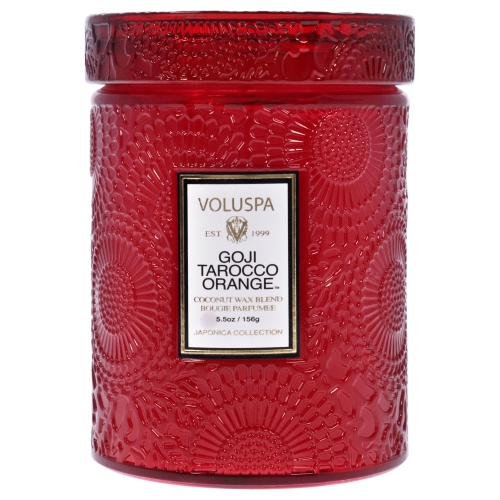 VOLUSPA  Goji Tarocco - Small By for Unisex - 5.5 OZ Candle In Orange Best candle ever