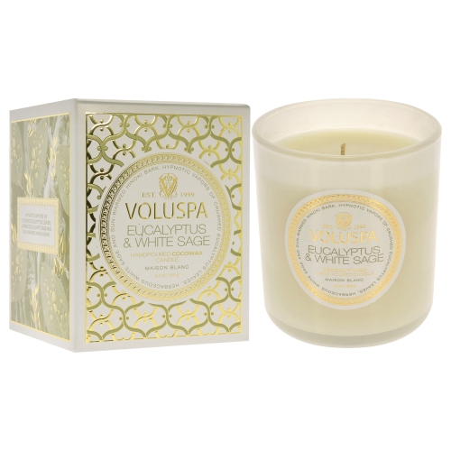 Eucalyptus and White Sage by Voluspa for Unisex - 9.5 oz Candle