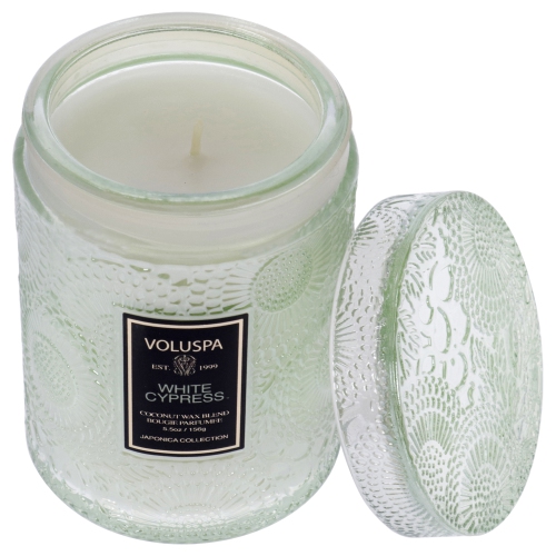 White Cypress - Small by Voluspa for Unisex - 5.5 oz Candle