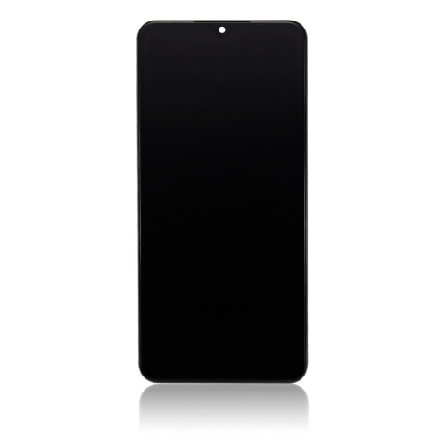 Écran ACL de remplacement remis à neuf avec cadre compatible avec le Galaxy A12 de Samsung (A125/20)/Nacho A12 (A127/21)