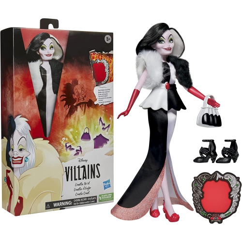 Disney Villains Cruella De Vil Fashion Doll