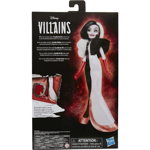 Disney Villains Cruella De Vil Fashion Doll