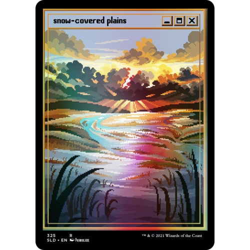 Jeu de société Magic: The Gathering TCG - Secret Lair Drop Series - PixelSnowLands.jpg - Édition Foil