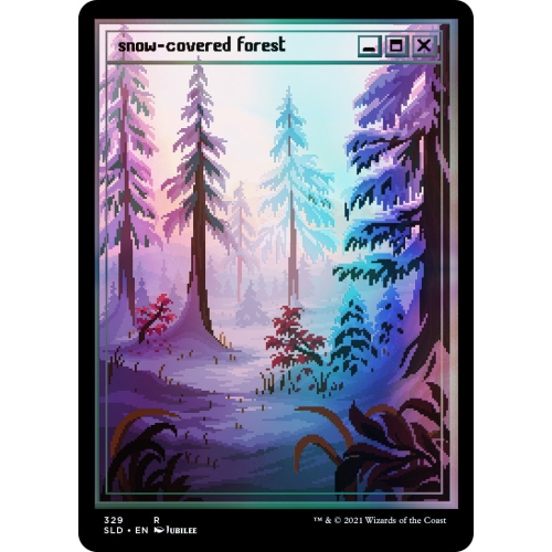 Jeu de société Magic: The Gathering TCG - Secret Lair Drop Series - PixelSnowLands.jpg - Édition Foil