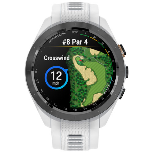 Montre intelligente GPS de 42 mm Approach S70 de Garmin pour le golf