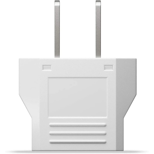 TEDLIN Universal European/Asia to US/CA Travel Power Plug Adapter Converter - White - 6 Pack