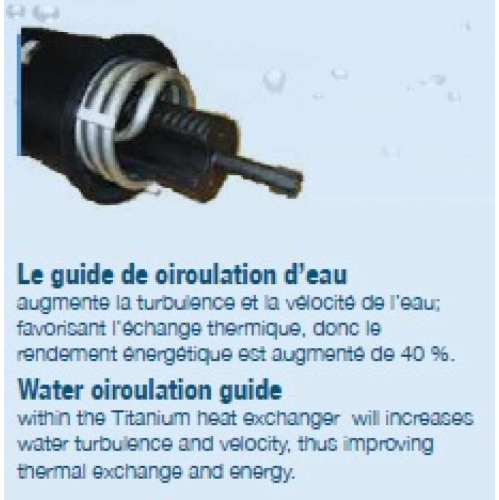 GEYSER pool heat pump RECT XLR | REVERSIBLE 50 KBTU
