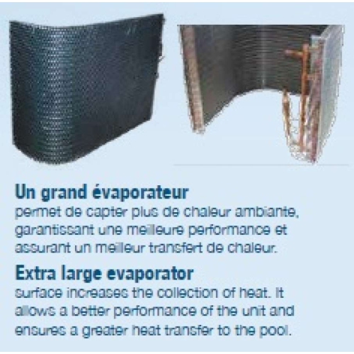 GEYSER pool heat pump RECT XLR | REVERSIBLE 50 KBTU
