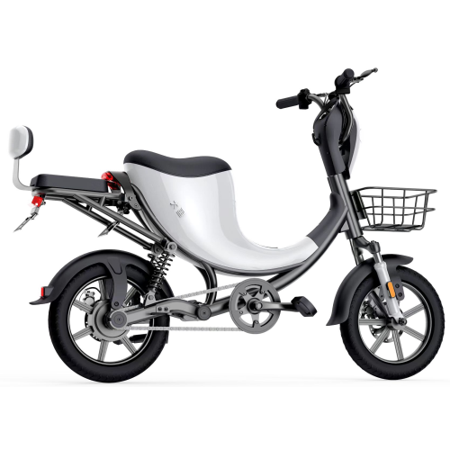 WINGOMART 14" E-Bike Electric Bike Scooter - Featuring Double Suspension, 48V/12.5Ah Battery, Up to 100km Autonomy, Up to 45km/h Speed, and 210lb