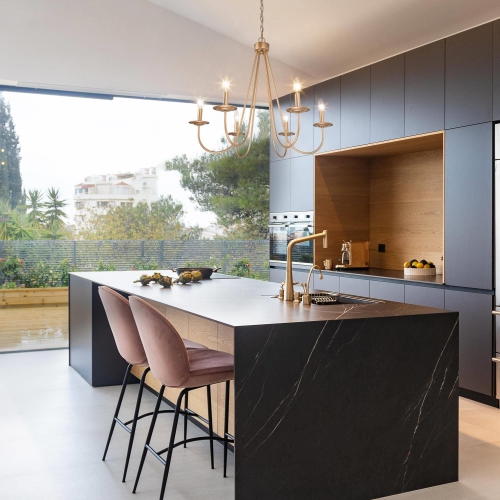 Modern Dining Room Chandelier 6-Light Gold Chandelier Traditional Chandelier for Kitchen Island