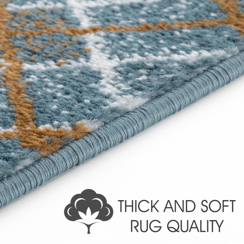 SussexHome Stair Treads - Carpet Strips for Indoor Stairs - Easy to Install with Double Adhesive Tape - Safe, 9" X 28" - 4-Pack - Teal