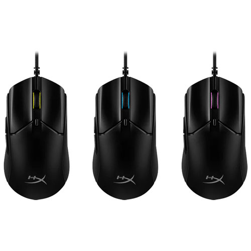 Souris de jeu optique de 26 000 ppp Pulsefire Haste 2 de HyperX – Noir