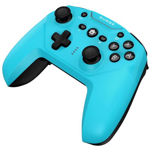 Manette de jeu sans fil SwitchPad Pro de Surge pour Switch et Switch 2 - Bleu
