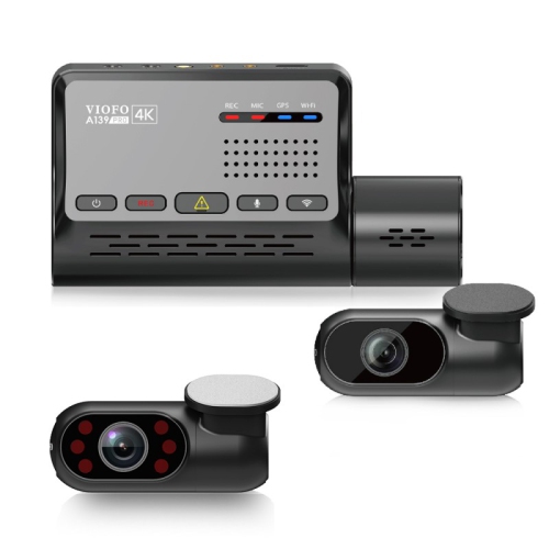 Caméra de tableau de bord 4 canaux 4*1080P GPS intégré et WiFi CPL double
