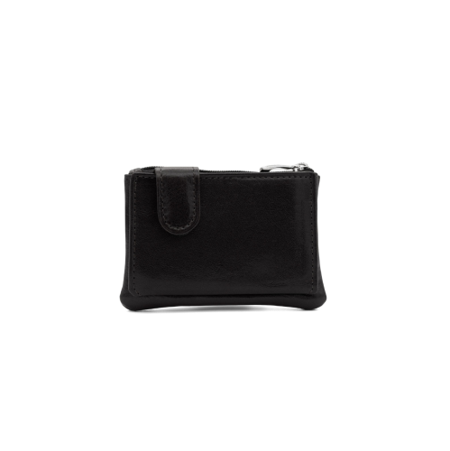 Cavalinho Leather coin purse - Black - handmade in Portugal