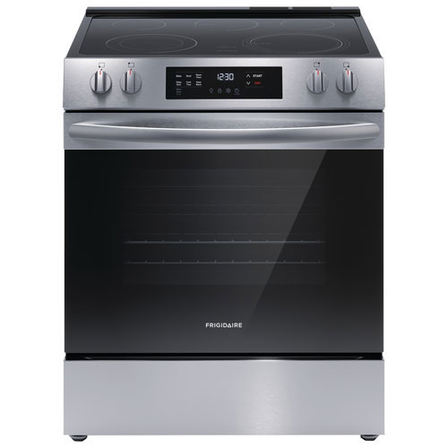 Open Box - Frigidaire 30" 5.3 Cu. Ft. 5-Element Freestanding Electric Range - Stainless Steel - Scratch & Dent