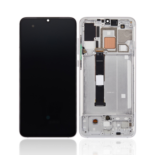 Replacement OLED Assembly With Frame Compatible With Xiaomi Mi 9 Pro (Dream White) by ESOURCE PARTS - Refurbished condition - CA$134.38