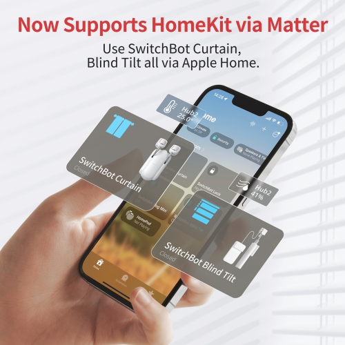 Hub SwitchBot 2 | Fonctionne comme un thermomètre hygromètre WiFi, une télécommande IR, une télécommande intelligente et un capteur de lumière,