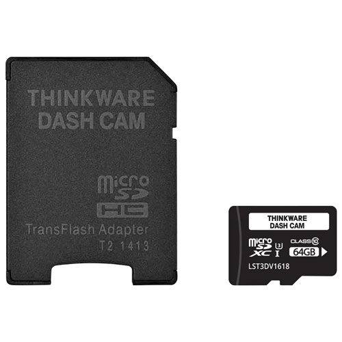 Caméra de tableau de bord UHD 4K U3000 de Thinkware avec caméra de recul, GPS et Wi-Fi