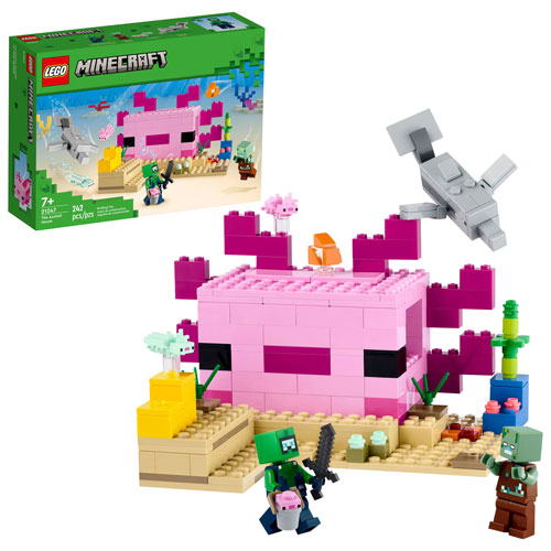 LEGO Minecraft: The Axolotl House - 242 Pieces