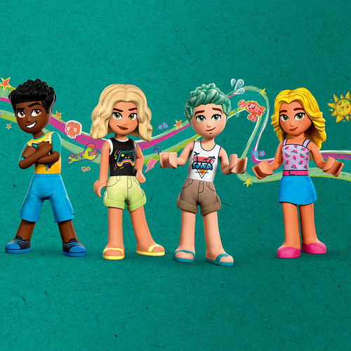 LEGO Friends: Beach Amusement Park - 1348 Pieces (41737)