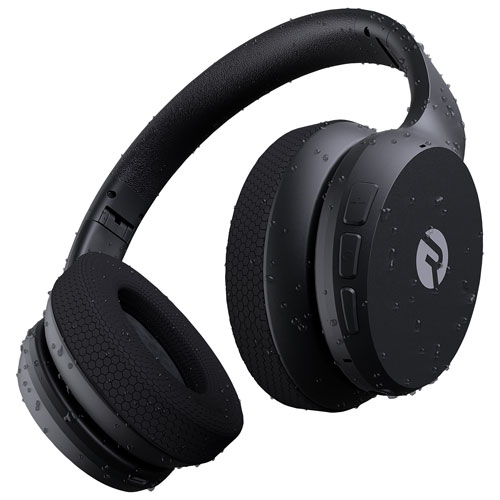 Casque d'écoute Bluetooth à suppression du bruit The Fitness de Raycon - Noir