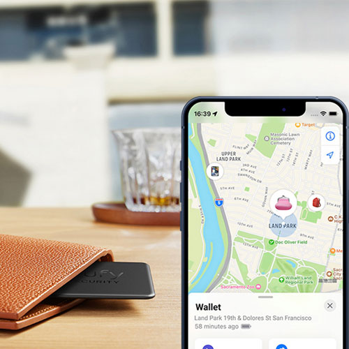 eufy Smarttrack Link Bluetooth Tracker Card - 1 Pack - Black