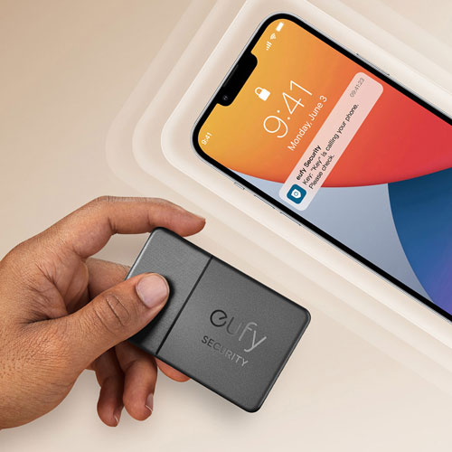 eufy Smarttrack Link Bluetooth Tracker Card - 1 Pack - Black