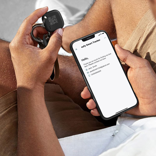 Étiquette de repérage Bluetooth SmartTrack Link d'Eufy - Noir - Paquet de 1