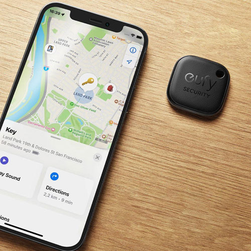 Étiquette de repérage Bluetooth SmartTrack Link d'Eufy - Noir - Paquet de 1