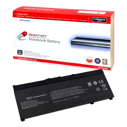 DR. BATTERY Batterie d’ordinateur portable de remplacement pour HP Envy 17 Envy x360 15 Omen 15 HP Pavilion 15 17 HP Pavilion gaming 15 17 HP