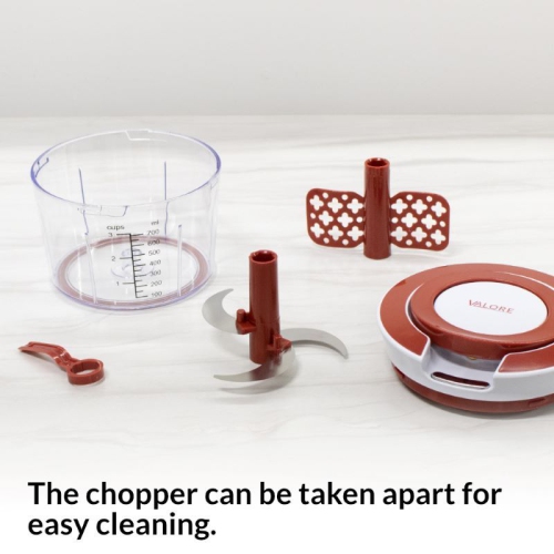 Food Chopper 870 ml Pull String Multi-Function VTF1101