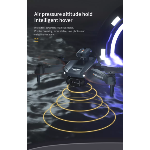 ISPEKTRUM RTH106 Drone 4K Dual Camera, 360 Obstacle Avoidance, Advanced Auto Return, Trajectory Flight, Smart Hover, 2 Level Flight Speed, Gesture Photo