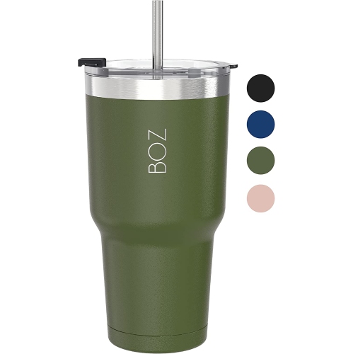 BOZ – gobelet en acier inoxydable avec paille