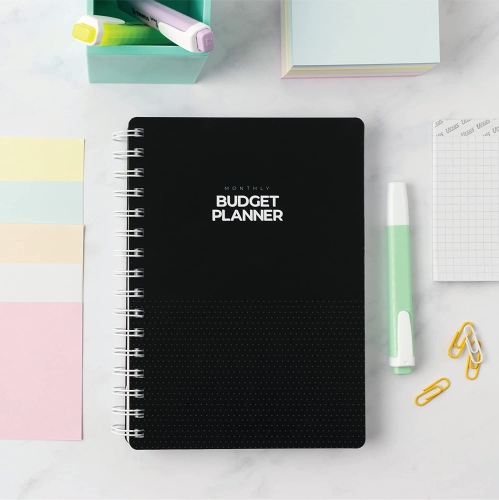 WallDeca – Planificateur de budget non daté, carnet de suivi des dépenses, journal de budgétisation mensuel, planificateur financier et livret de