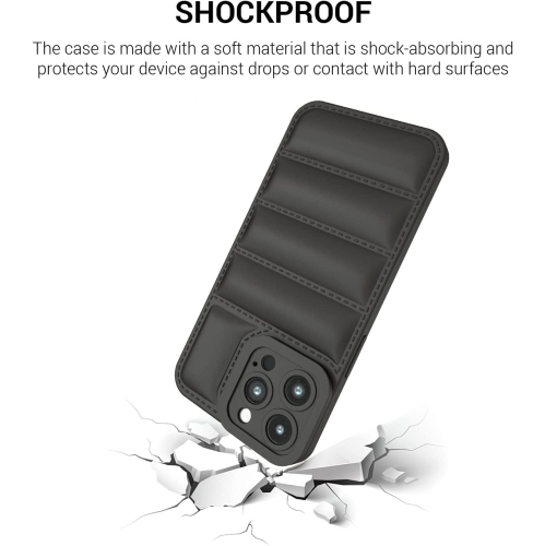 TEDLIN Puffer Jacket Coat Design Soft Shockproof Case Cover for Apple iPhone 14 Pro Max - Free Shipping
