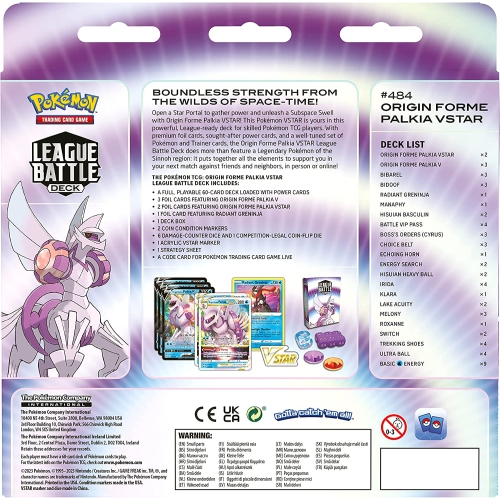 POKEMON LEAGUE BATTLE DECK ORIGIN FORME PALKIA New